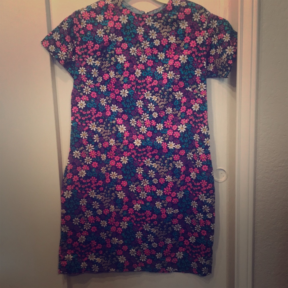 Vintage bright dress possibly handmade